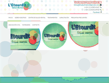 Tablet Screenshot of letourdit.org